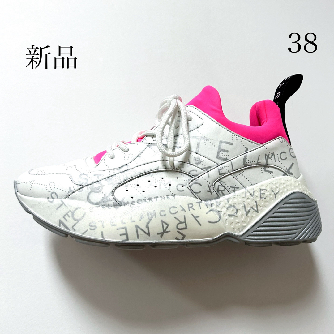Stella McCartney - 新品/38 ステラ マッカートニー エクリプス スニーカー ピンク ホワイト