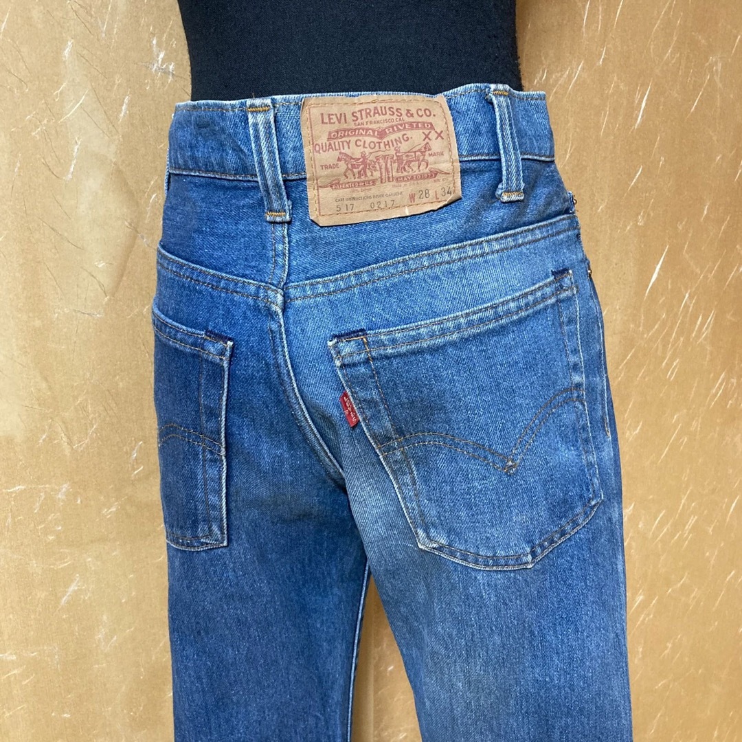 Levi's - 80s USA製 リーバイス 517 フレア タロン 黒カン 650 Levi's - 80s USA製 リーバイス 517 フレア タロン 黒カン 650