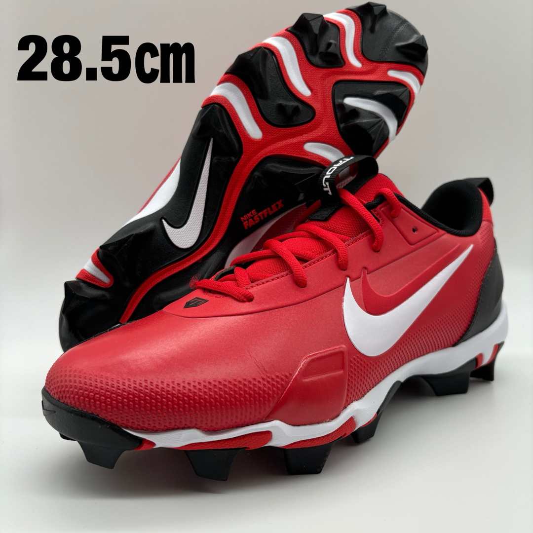 NIKE - NIKE 野球 スパイク ポイント レッド 赤 28.5㎝ 軽量 NIKE - NIKE 野球 スパイク ポイント レッド 赤 28.5㎝ 軽量