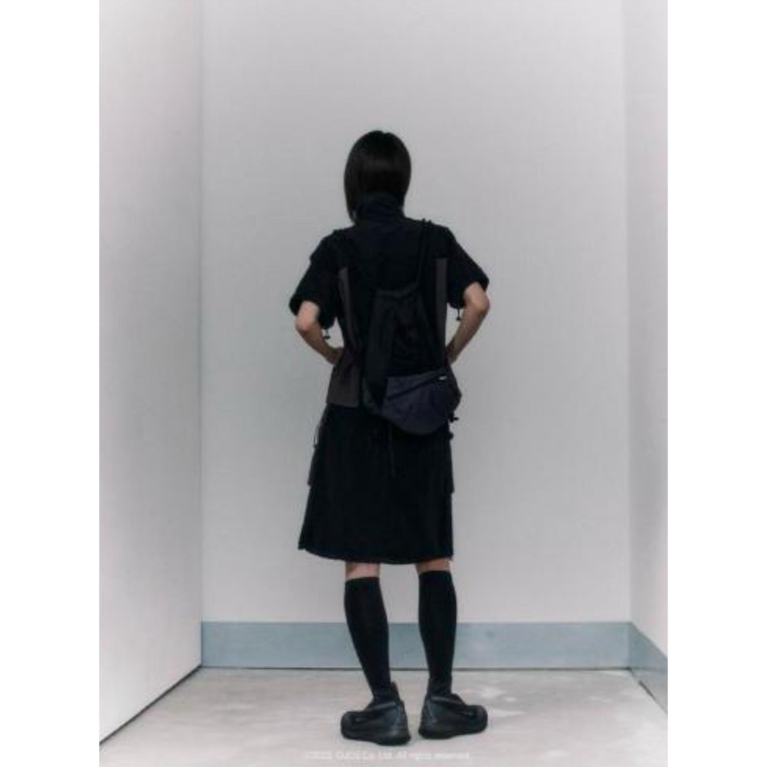 ojosオホス同型 ナップサック 黒 テック系 y2kの通販 by 水森s ojosオホス同型 ナップサック 黒 テック系 y2kの通販 by 水森s