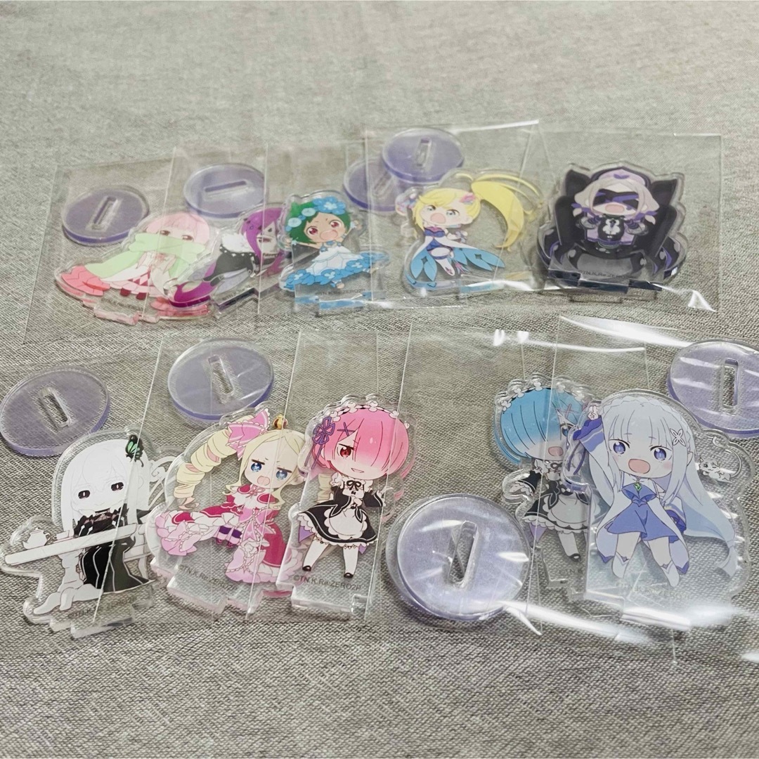 Re:ゼロから始める異世界生活 アクリルスタンド 全種 エンタメ/ホビーのアニメグッズ(その他)の商品写真
