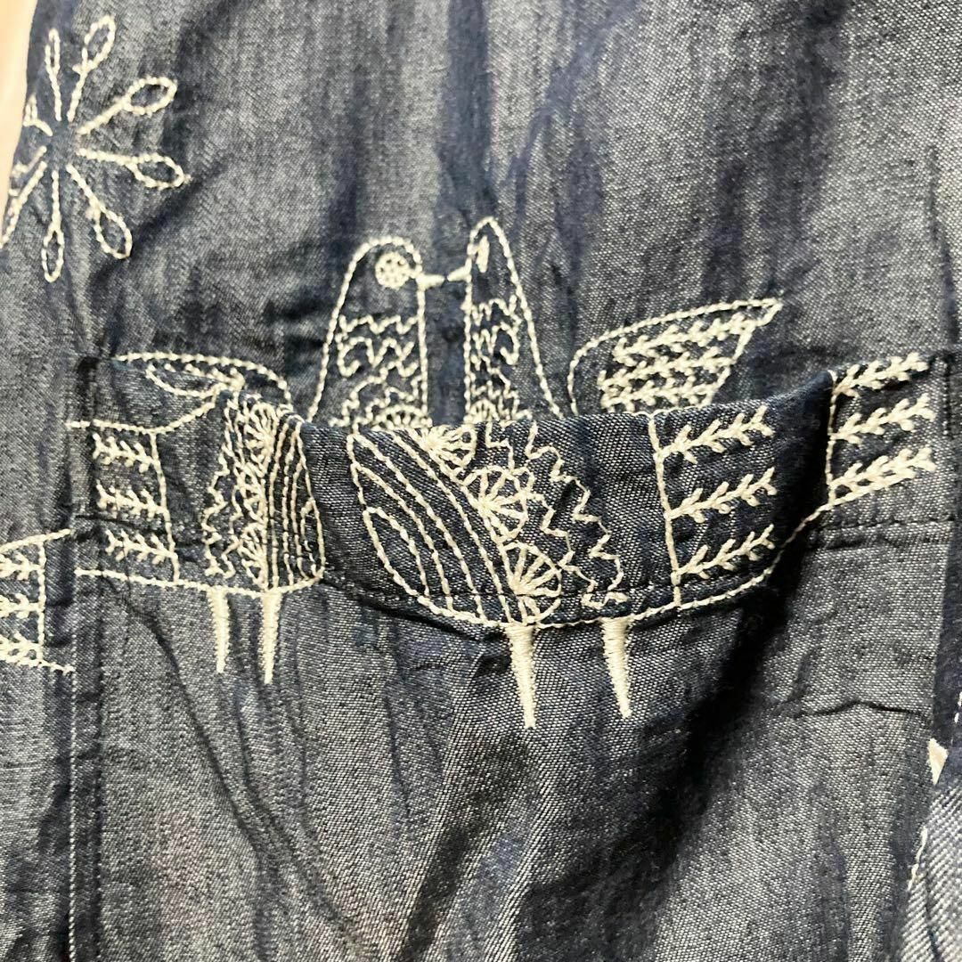 Engineered Garments - XLサイズ!ENGINEEREDGARMENTS 総柄刺繍 Engineered Garments - XLサイズ!ENGINEEREDGARMENTS 総柄刺繍