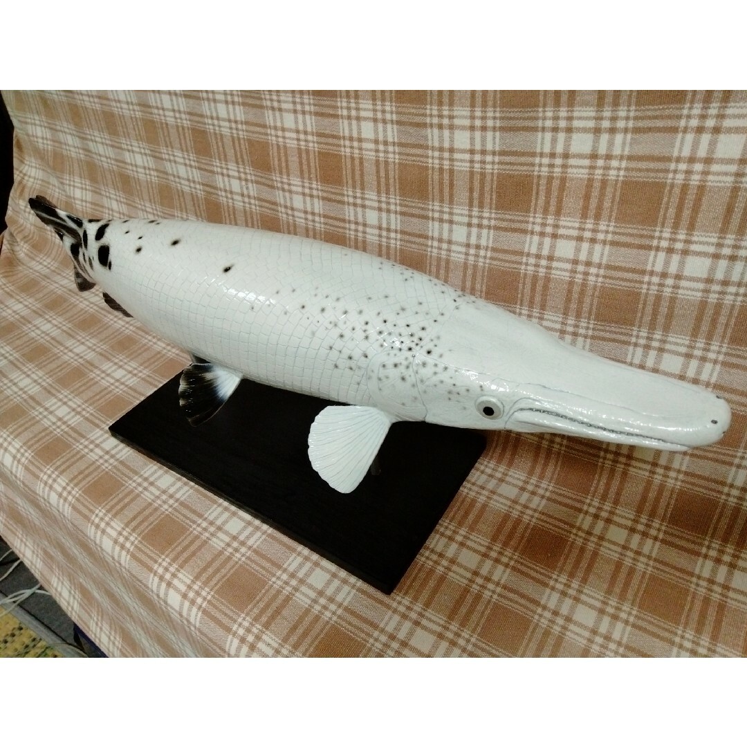 ○ハンドメイド 60cmアリゲーターガー 置き物 フィギュア ○ハンドメイド 60cmアリゲーターガー 置き物 フィギュア