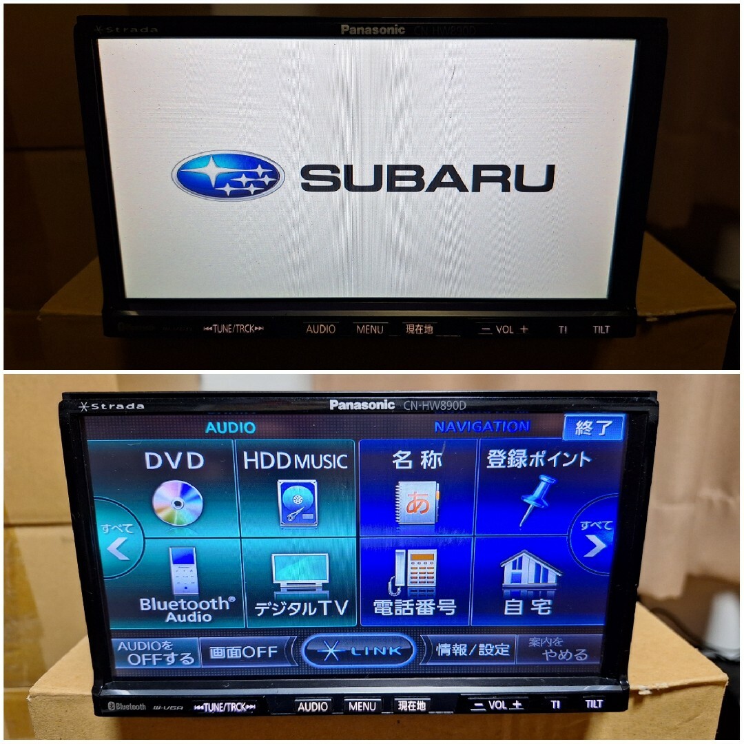 Panasonic - スバル純正ナビ 型式 CN-HW890DFA Panasonic Panasonic - スバル純正ナビ 型式 CN-HW890DFA Panasonic