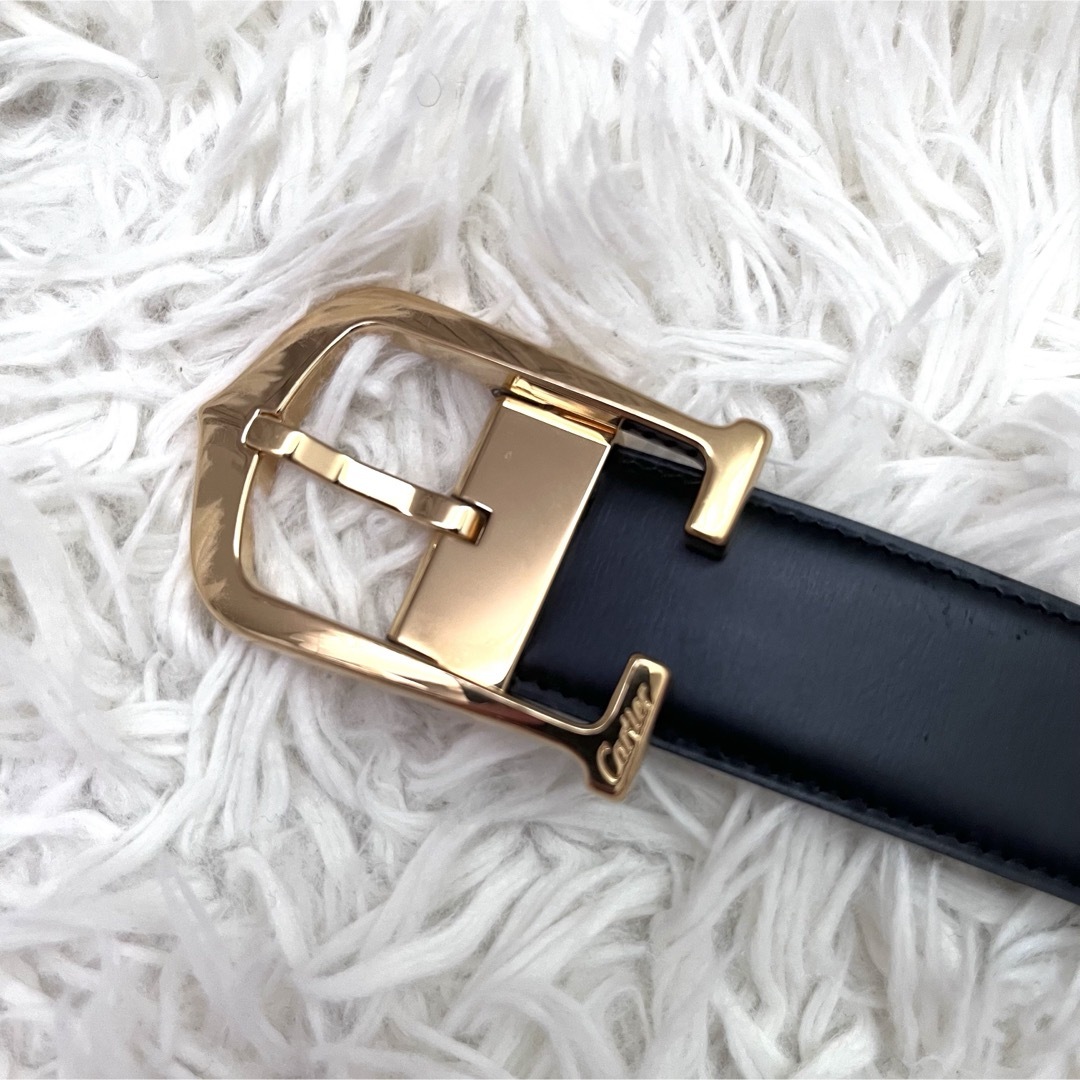 Cartier - 【良品】 カルティエ ベルト Cアロンジェ レザー Cartier - 【良品】 カルティエ ベルト Cアロンジェ レザー