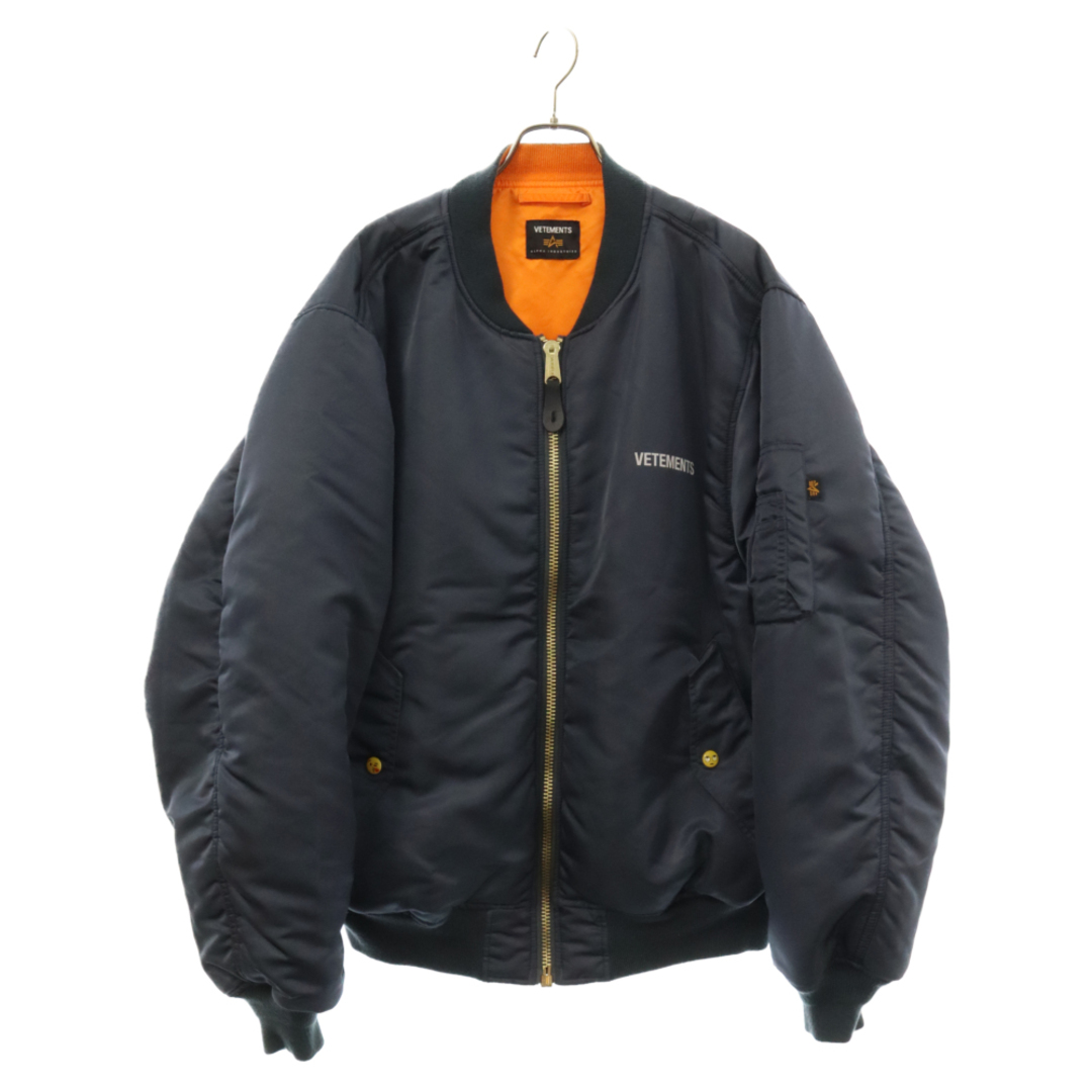 VETEMENTS ヴェトモン ×ALPHA Reversible Bomber Jacket MA-1 VETEMENTS ヴェトモン ×ALPHA Reversible Bomber Jacket MA-1