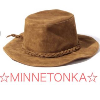 ミネトンカ(Minnetonka)の新品未使用  ☆MINNETONKA☆ Suede Hat(ハット)