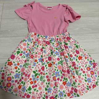 ケイトスペード キッズ花柄ワンピースとボーダーワンピース 古くさい ケイトスペード キッズ花柄ワンピースとボーダーワンピース 古くさい