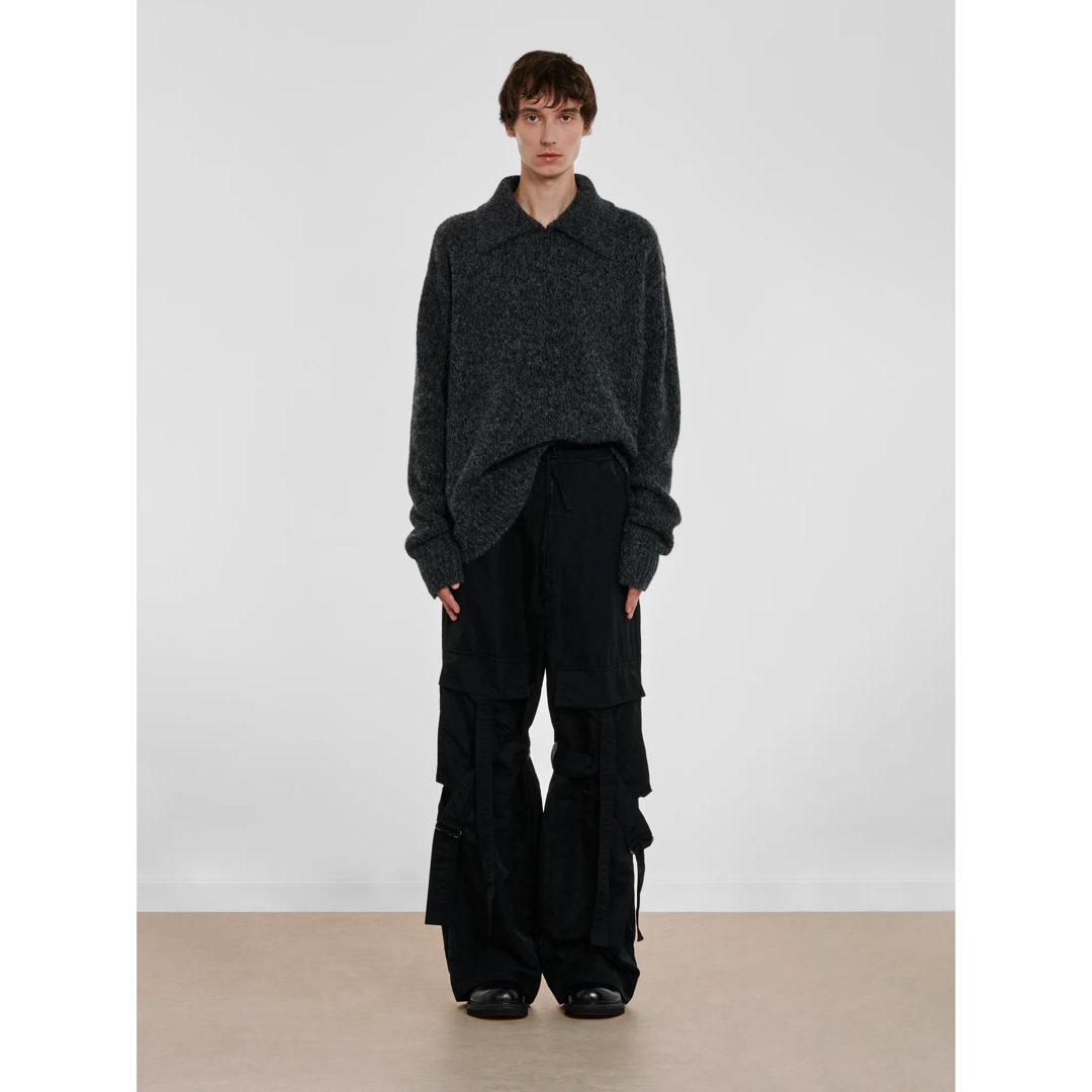 DRIES VAN NOTEN ドリスヴァンノッテン フラノ カーゴパンツ 48 DRIES VAN NOTEN ドリスヴァンノッテン フラノ カーゴパンツ 48