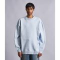 【LT.BLUE】【XL】<monkey time> ミックス コットン アクリル クルーネック ニット