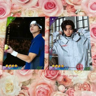 ファンタスティックスフロムエグザイルトライブ(FANTASTICS from EXILE TRIBE)の瀬口黎弥ビジュアルカード2枚セットトラキンFANTASTICSスポーツアパレル(アイドルグッズ)