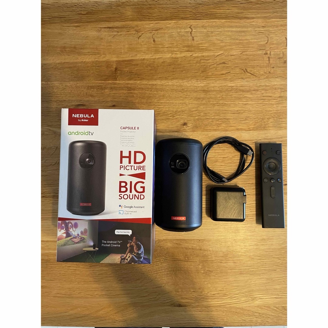 Anker Nebula Capsule II ポズキワニア プロジェクター Anker Nebula Capsule II ポズキワニア プロジェクター