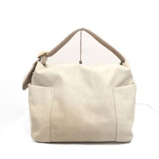 イアパピヨネ(ear PAPILLONNER)のear PAPILLONNER(イア パピヨネ) ショルダーバッグ - アイボリー×ベージュ レザー(ショルダーバッグ)