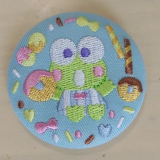 けろけろけろっぴ　刺繍缶バッチ　サンリオ(キャラクターグッズ)