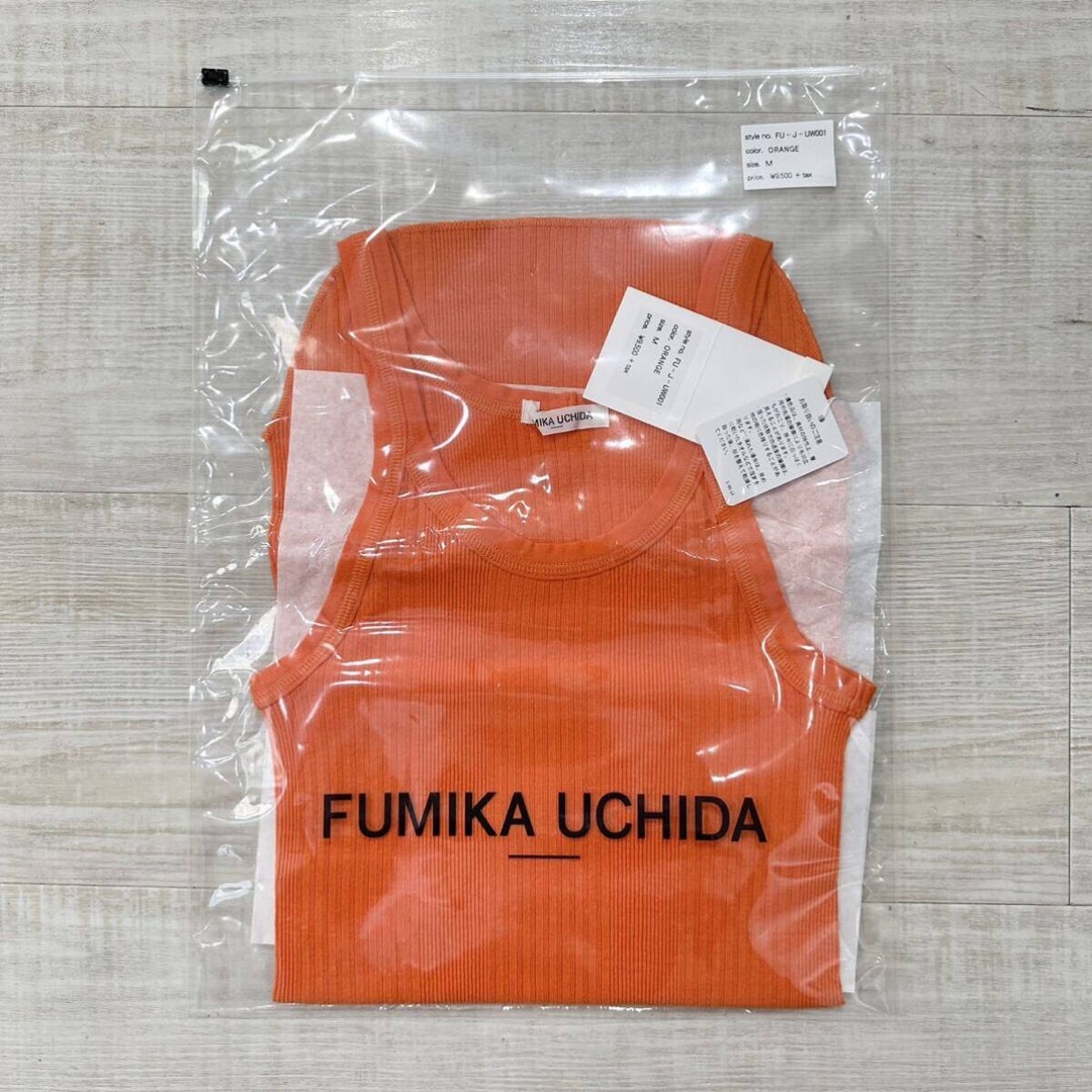 流行り の ブランド  FUMIKA_UCHIDA - 新品 フミカウチダ コットン ニードル ドロー タンクトップ