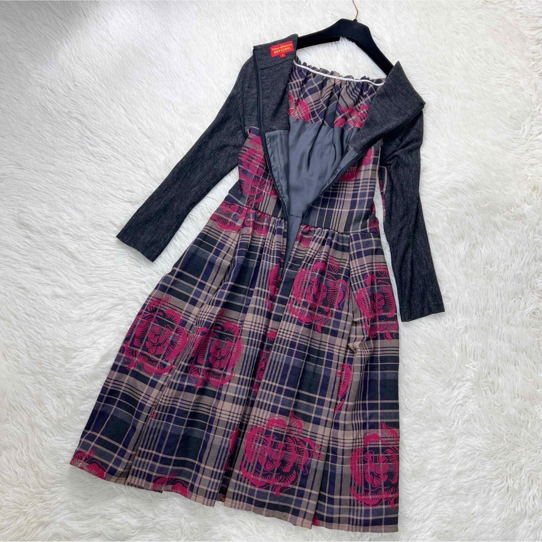 美品♡ヴィヴィアンウエストウッド Aライン チェック ロリータ 美品♡ヴィヴィアンウエストウッド Aライン チェック ロリータ