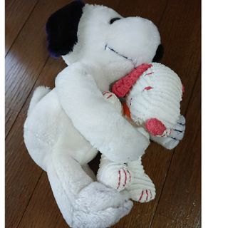スヌーピー(SNOOPY)のスヌーピー ぬいぐるみ SNOOPY 人形 2個セット インテリア ヴィンテージ(キャラクターグッズ)