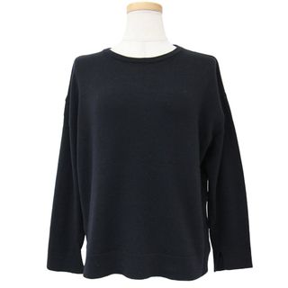 フローレント(FLORENT)のFLORENT フローレント ニット ブラック 黒 サイズ:FREE 23秋冬 ウール クルーネック プルオーバー ニット KNIT PULLOVER ハイゲージ 日本製 トップス ニットソー 長袖【レディース】【中古】(ニット/セーター)
