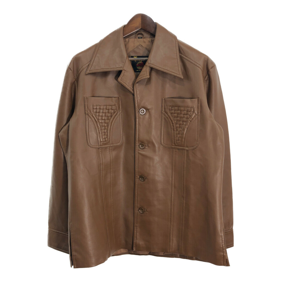 70年代 Town Trail フェイクレザー ウエスタンジャケット 70年代 Town Trail フェイクレザー ウエスタンジャケット