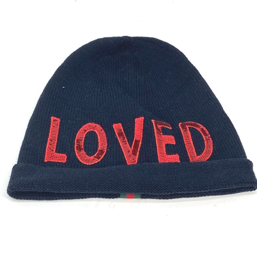 グッチ GUCCI ラブ ロゴ LOVED スパンコール ビーニー 帽子 グッチ GUCCI ラブ ロゴ LOVED スパンコール ビーニー 帽子