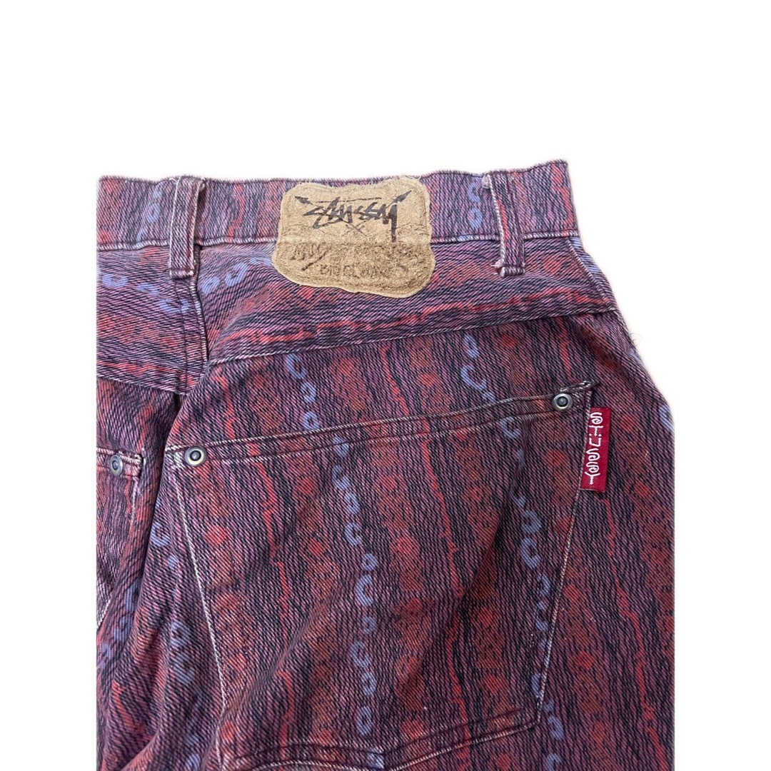 STUSSY - 80's old stussy 総柄パンツの通販 by 衍 STUSSY - 80's old stussy 総柄パンツの通販 by 衍