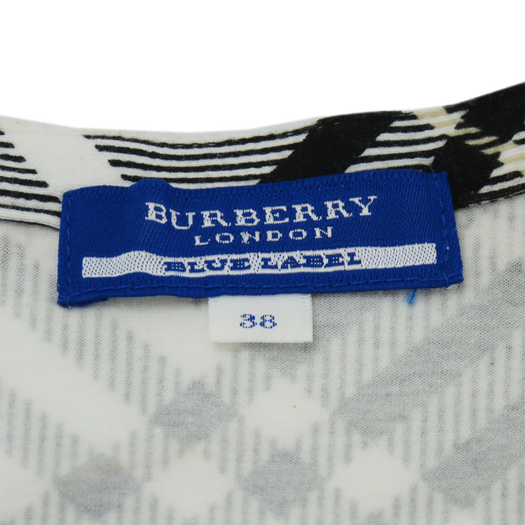 BURBERRY BLUE LABEL - 【中古】 バーバリーブルーレーベル 半袖 BURBERRY BLUE LABEL - 【中古】 バーバリーブルーレーベル 半袖