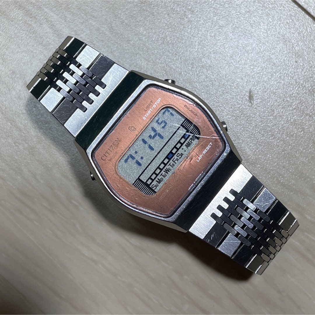 CITIZEN - 【激レア】CITIZEN CHRONOGRAPH DUAL TIME 腕時計の CITIZEN - 【激レア】CITIZEN CHRONOGRAPH DUAL TIME 腕時計の