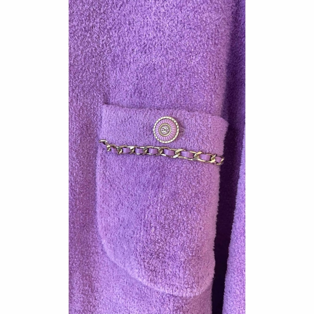 CHANEL - シャネル チェーン付きカーディガン 70万 38の通販 by CHANEL - シャネル チェーン付きカーディガン 70万 38の通販 by
