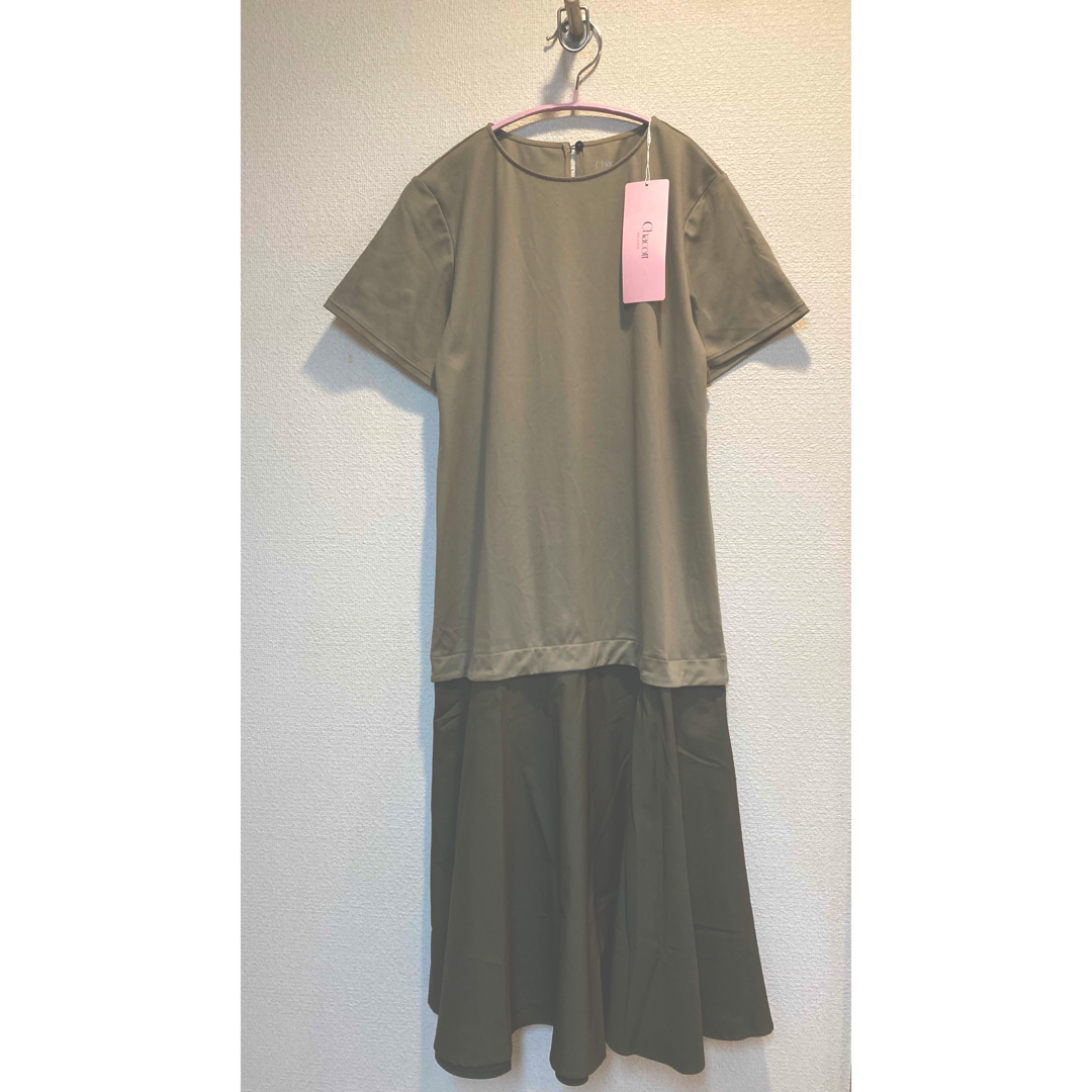 Chacott タフタコンビワンピース グリーン Chacott タフタコンビワンピース グリーン