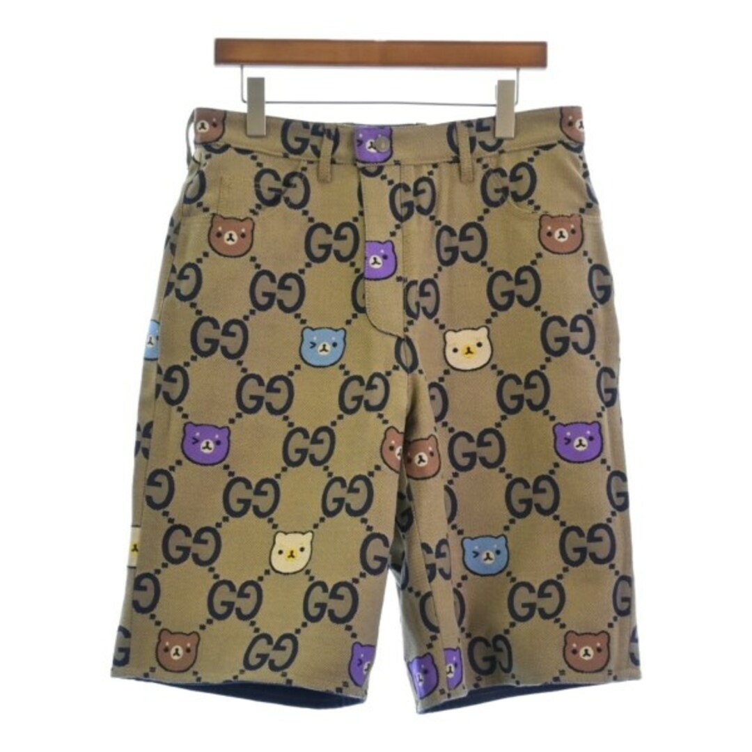 GUCCI - GUCCI グッチ ショートパンツ 34(XL位) 紺 【古着 GUCCI - GUCCI グッチ ショートパンツ 34(XL位) 紺 【古着