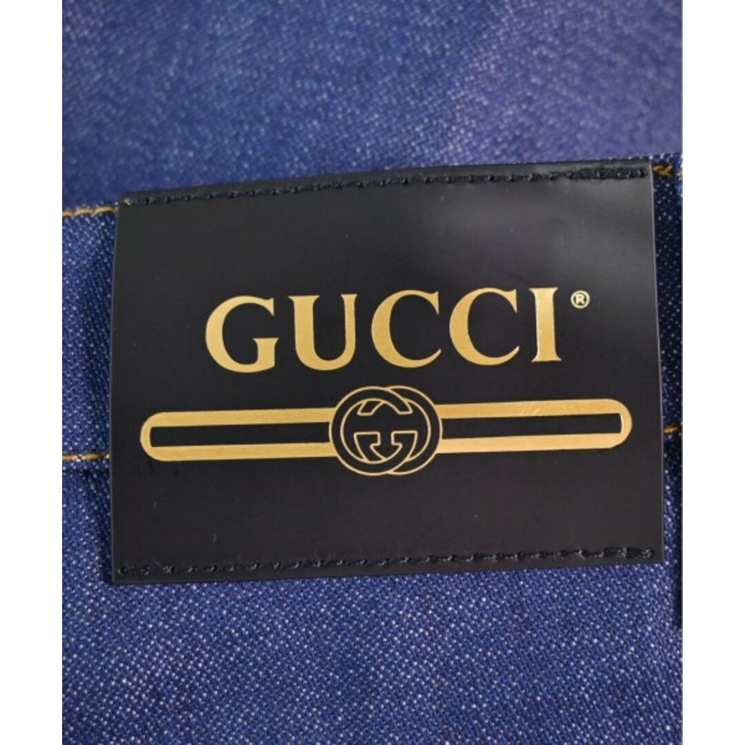 GUCCI - GUCCI グッチ ショートパンツ 34(XL位) 紺 【古着 GUCCI - GUCCI グッチ ショートパンツ 34(XL位) 紺 【古着