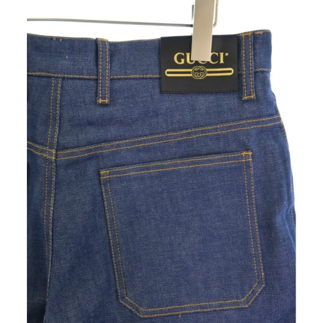 GUCCI - GUCCI グッチ ショートパンツ 34(XL位) 紺 【古着 GUCCI - GUCCI グッチ ショートパンツ 34(XL位) 紺 【古着