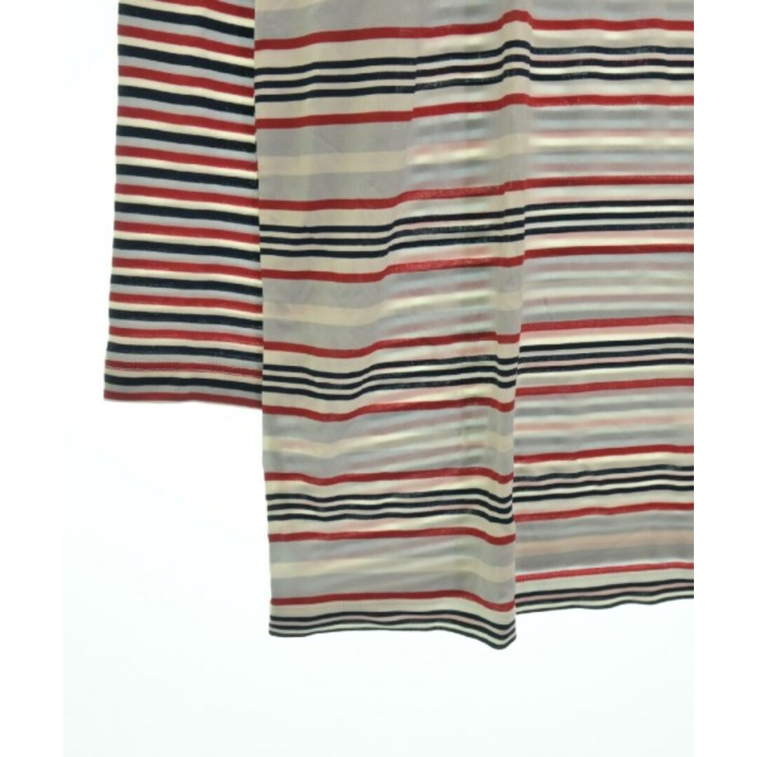 PRADA プラダ Tシャツ・カットソー L 赤x紺x白xグレー(ボーダー PRADA プラダ Tシャツ・カットソー L 赤x紺x白xグレー(ボーダー