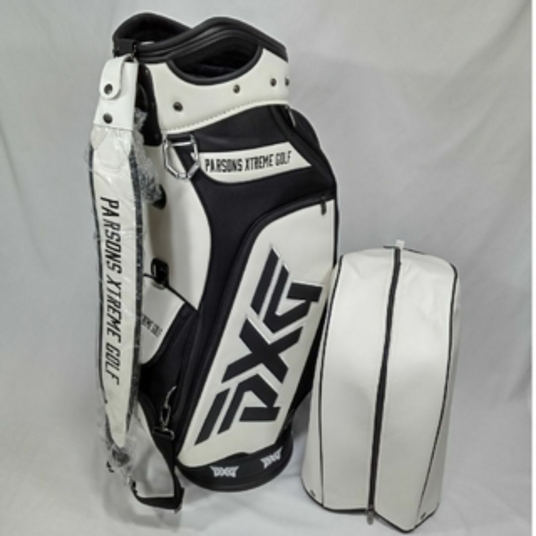 新品】PXG キャディーバック ホワイト&ブラック 新品】PXG キャディーバック ホワイト&ブラック