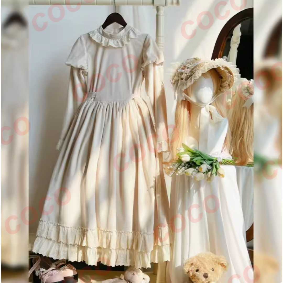オリジナル lolita クラシカル レッド リボン ロリータJSK　L263＃ オリジナル lolita クラシカル レッド リボン ロリータJSK L263＃