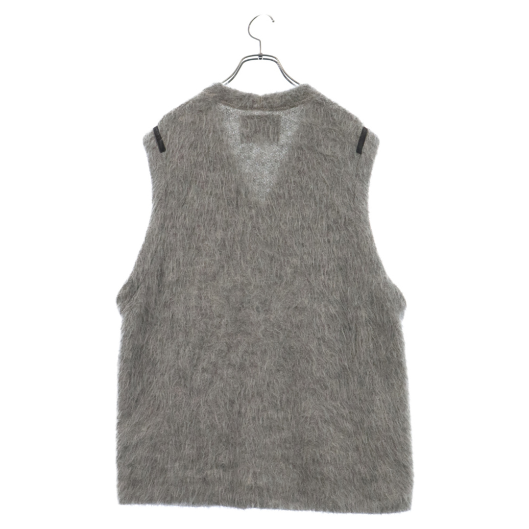 THE INOUE BROTHERS ザイノウエブラザーズ SURI VEST スリアルパカ混 ノースリーブ カーディガン ベスト グレー KNIT7- SURI-COTTONの通販 by BRINGラクマ店｜ラクマ