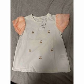 ☆ キッズ　袖　フラワー　tシャツ　☆(Tシャツ/カットソー)