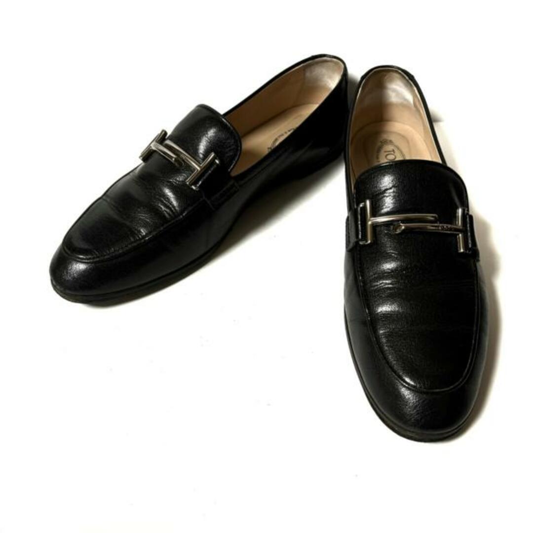 TOD'S(トッズ) ローファー 36 レディース - 黒 アウトソール張替 TOD'S(トッズ) ローファー 36 レディース - 黒 アウトソール張替