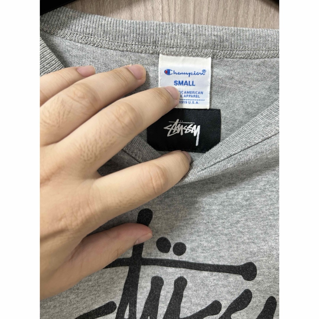 STUSSY - 【早い者勝ち/人気コラボ】stussy champion コラボ T STUSSY - 【早い者勝ち/人気コラボ】stussy champion コラボ T