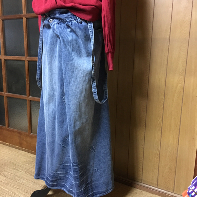 antiqua(アンティカ)のアンティカ☆デニムロングスカート レディースのスカート(ロングスカート)の商品写真