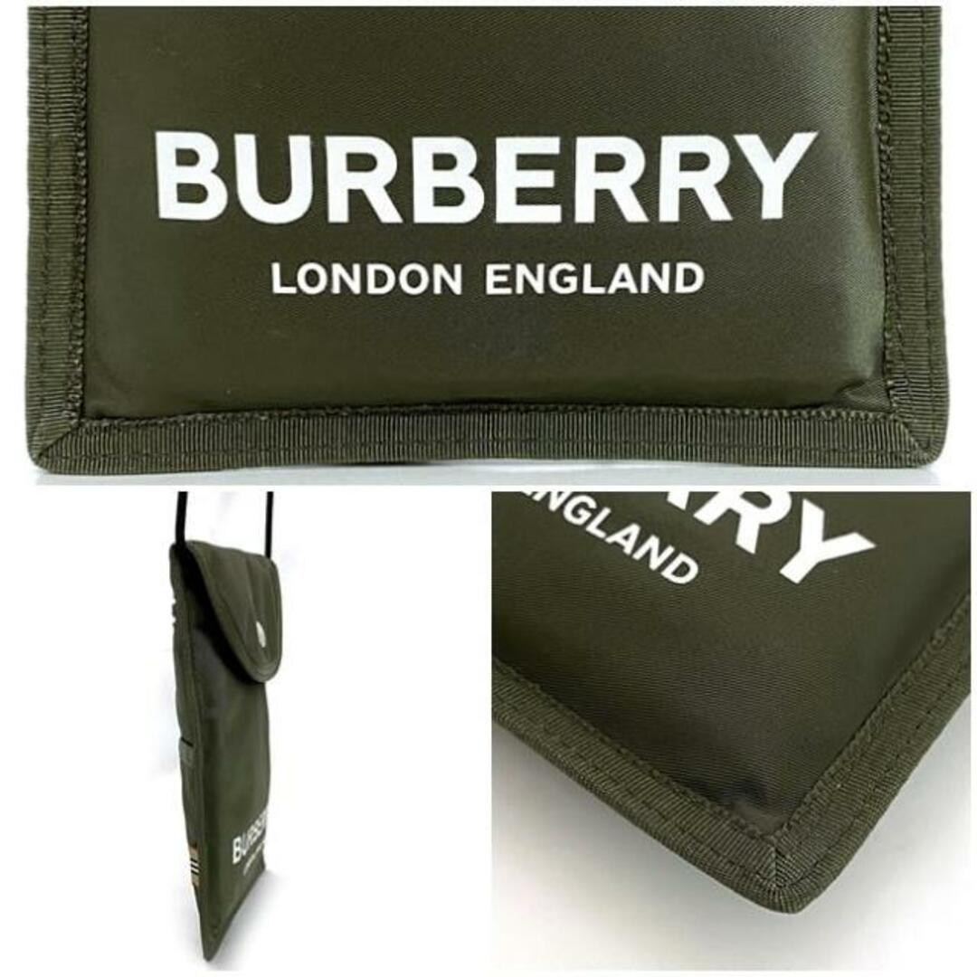 BURBERRY - バーバリー サコッシュ ショルダーバッグ カーキ BURBERRY - バーバリー サコッシュ ショルダーバッグ カーキ
