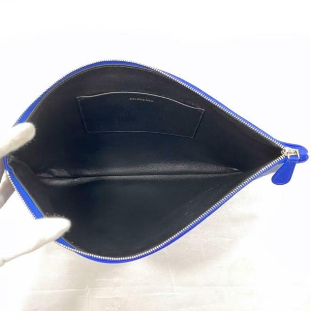 BALENCIAGA - バレンシアガ クラッチバッグ ブルー 579550 美品 BALENCIAGA - バレンシアガ クラッチバッグ ブルー 579550 美品