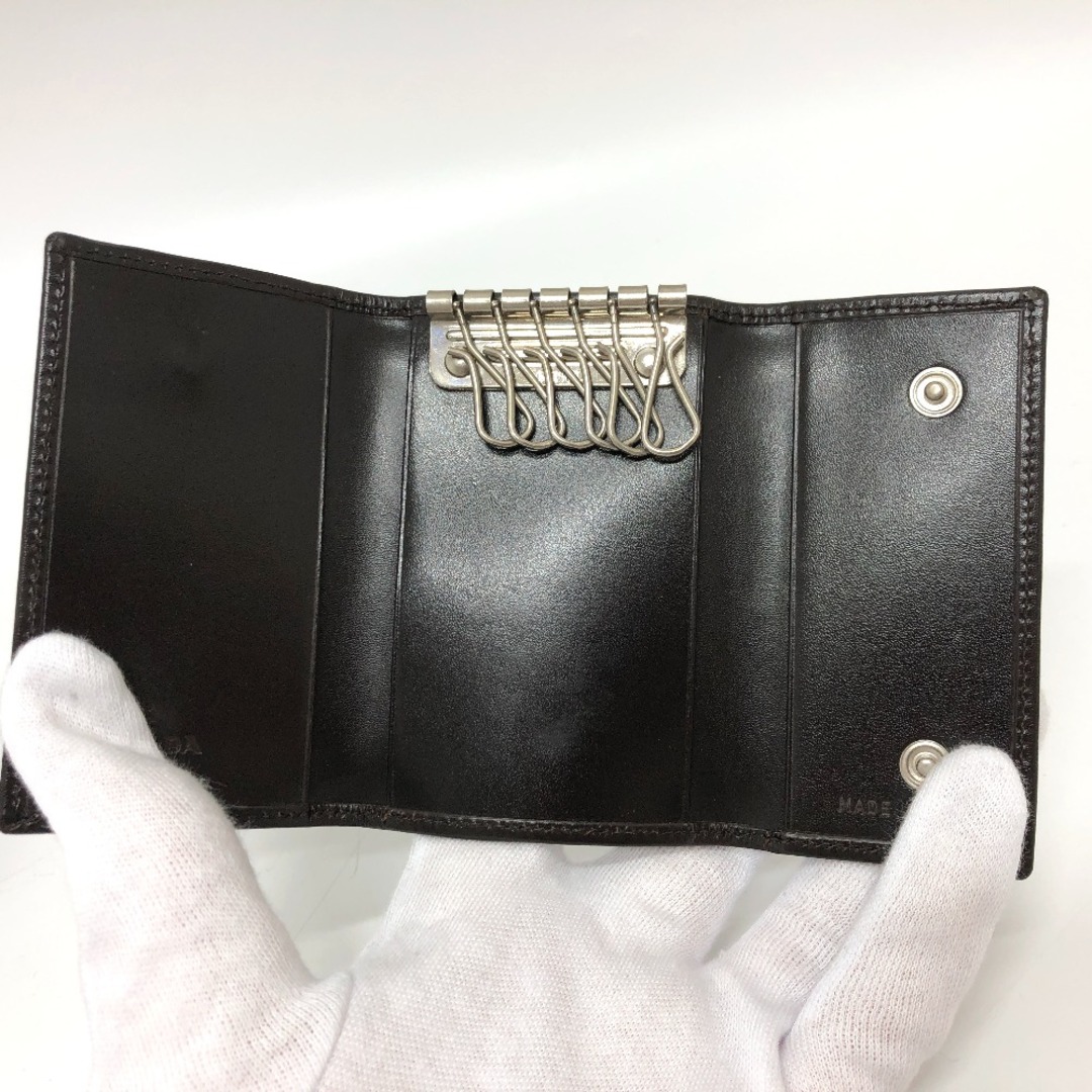 プラダ PRADA ロゴ M25 鍵 6連 キーケース レザー ブラック プラダ PRADA ロゴ M25 鍵 6連 キーケース レザー ブラック
