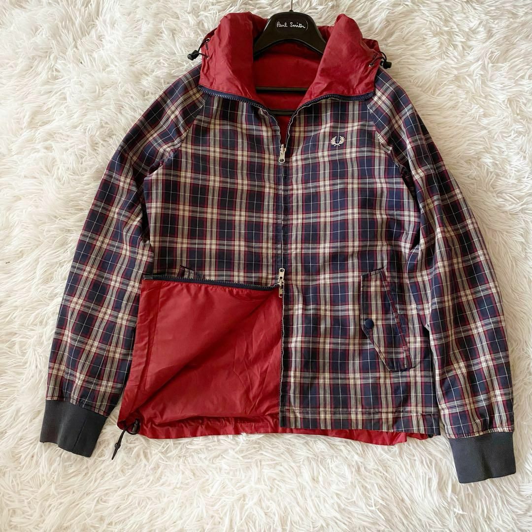 FRED PERRY - フレッドペリー パーカー リバーシブル チェック FRED PERRY - フレッドペリー パーカー リバーシブル チェック