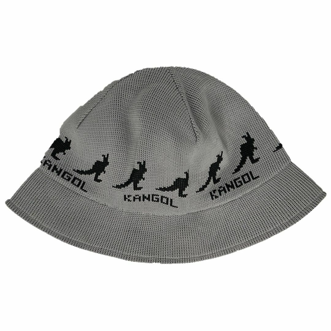 KANGOL - カンゴール COTTON TWILL FLEXFIT VISOR ハット グレー KANGOL - カンゴール COTTON TWILL FLEXFIT VISOR ハット グレー