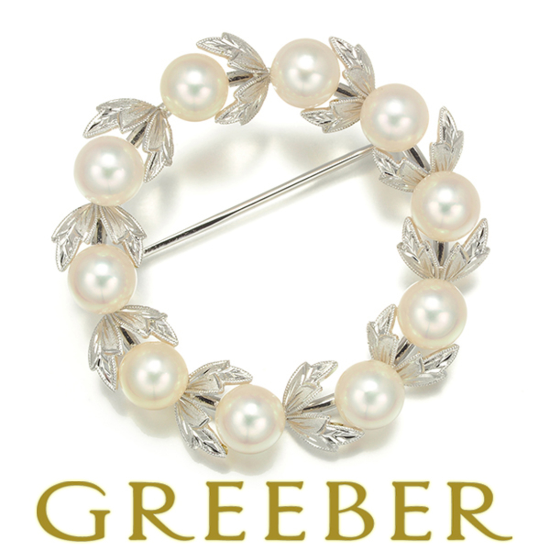MIKIMOTO - ミキモト ブローチ パール アコヤ真珠 5.7mm MIKIMOTO - ミキモト ブローチ パール アコヤ真珠 5.7mm