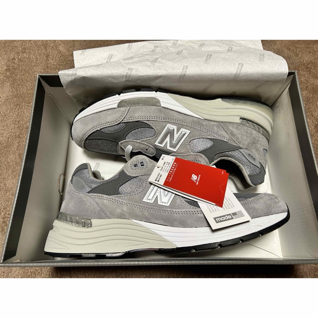 New Balance - ニューバランス M992 GR 27.5cmの通販 by なくん New Balance - ニューバランス M992 GR 27.5cmの通販 by なくん