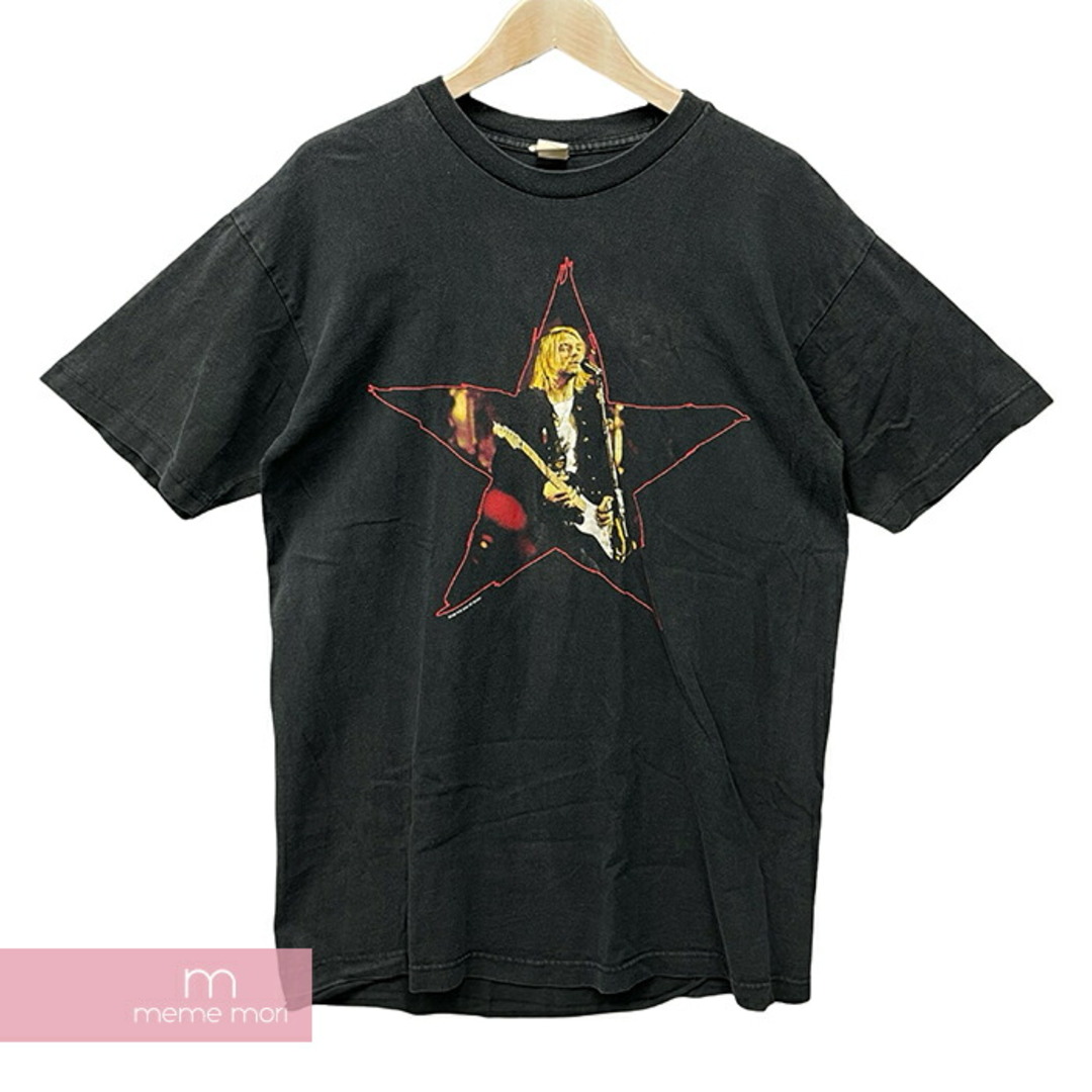 90's Nirvana Kurt Cobain The End Of Music 1996 Star S/S Tee 90's Nirvana Kurt Cobain The End Of Music 1996 Star S/S Tee