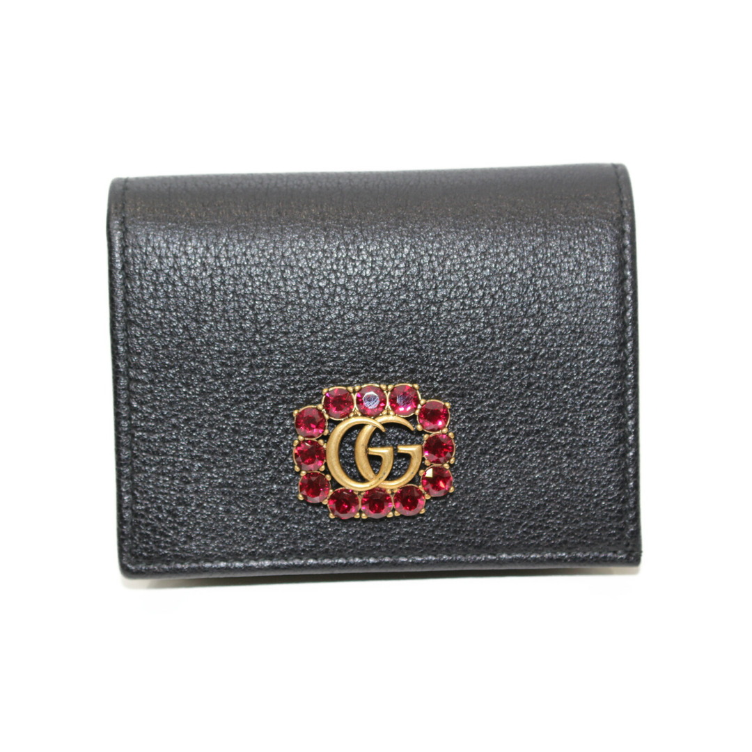 GUCCI - 【箱あり】Gucci グッチ GGマーモント 二つ折り財布 GUCCI - 【箱あり】Gucci グッチ GGマーモント 二つ折り財布