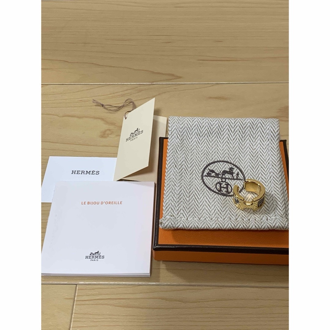 HERMES - エルメス オランプPM イヤーカフ リザード オンブレ HERMES - エルメス オランプPM イヤーカフ リザード オンブレ